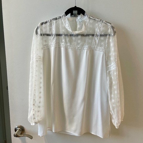 SANDRO BLOUSE TOP SIZE 3 - Picture 4 of 15